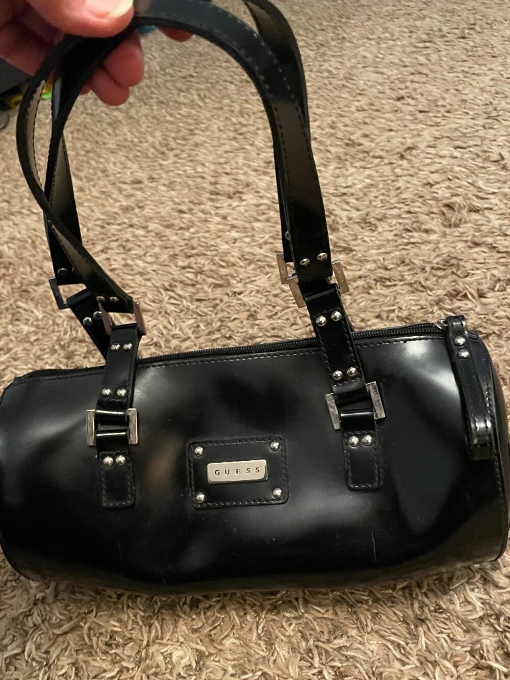 pleather Guess Made in China ladies purse